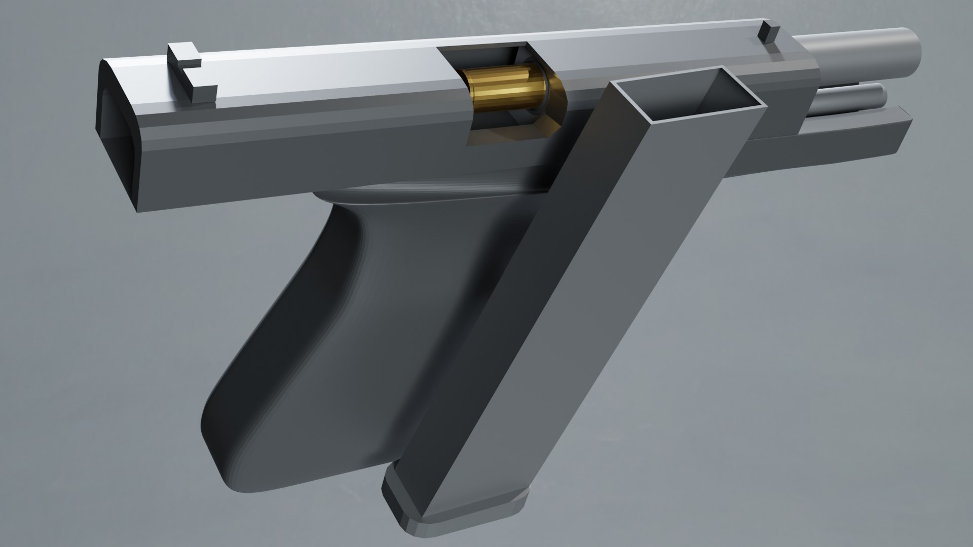 3D model Glock 18 3D Lowpoly Model Gun - TurboSquid 2037305