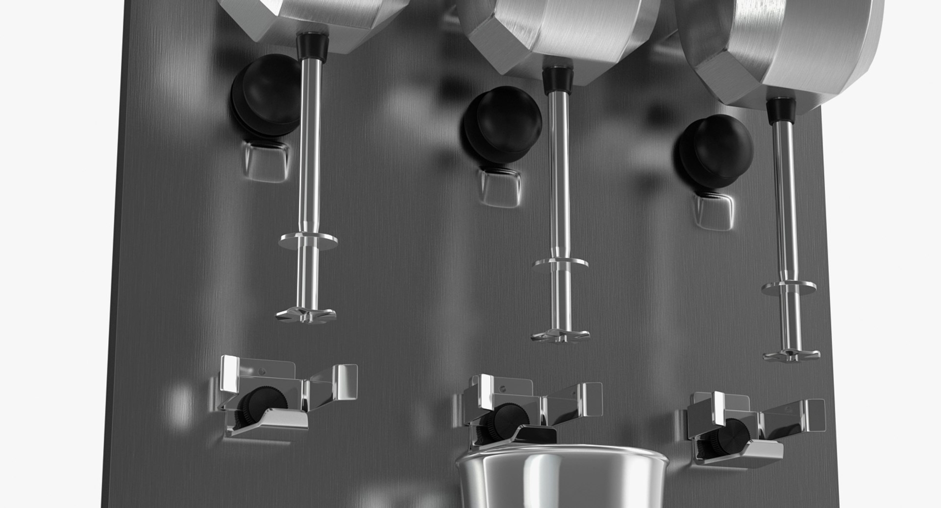 3D Triple Head Milk Shake Model - TurboSquid 1279816