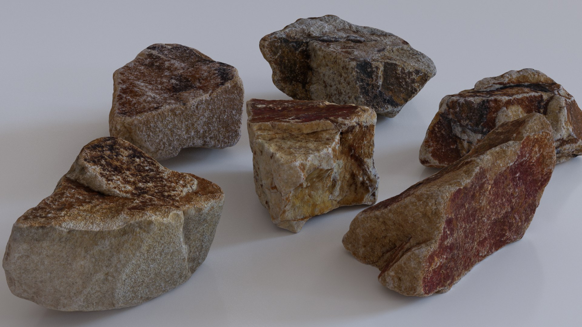 3D rocks scan beach model - TurboSquid 1698965