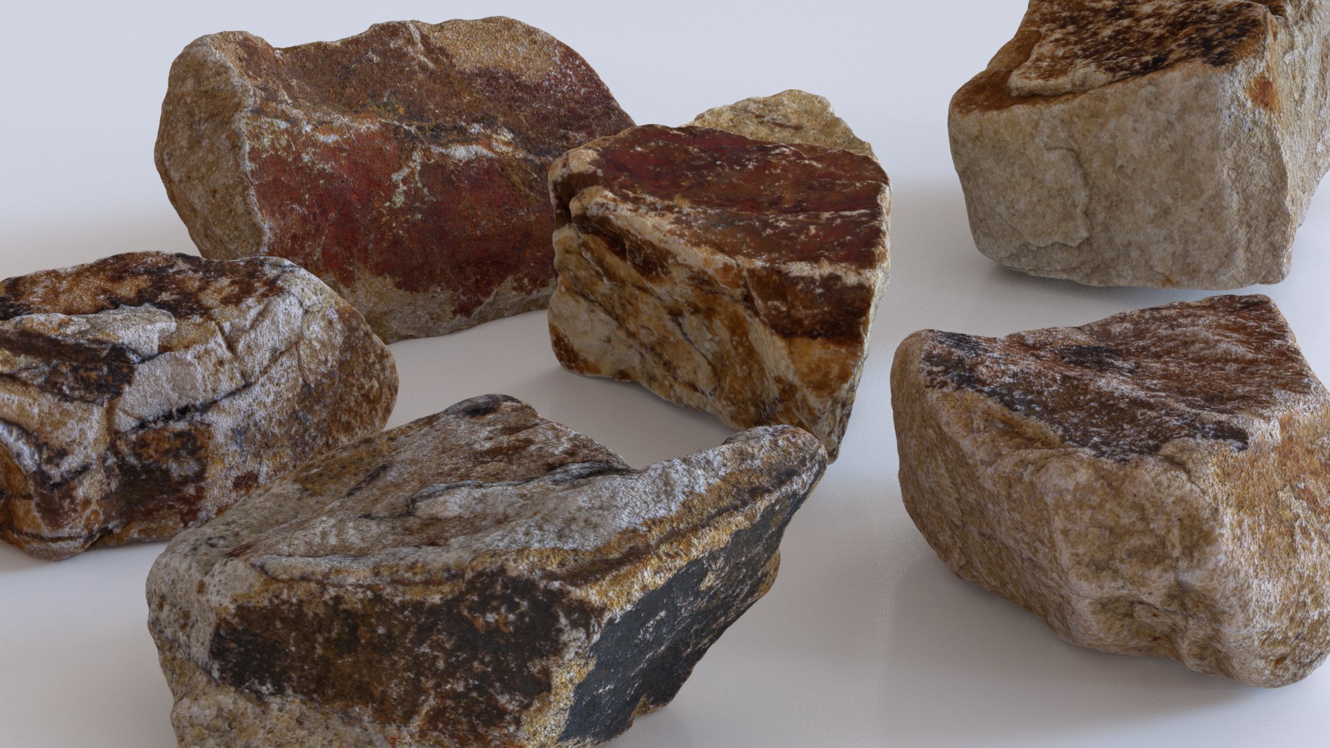 3D rocks scan beach model - TurboSquid 1698965