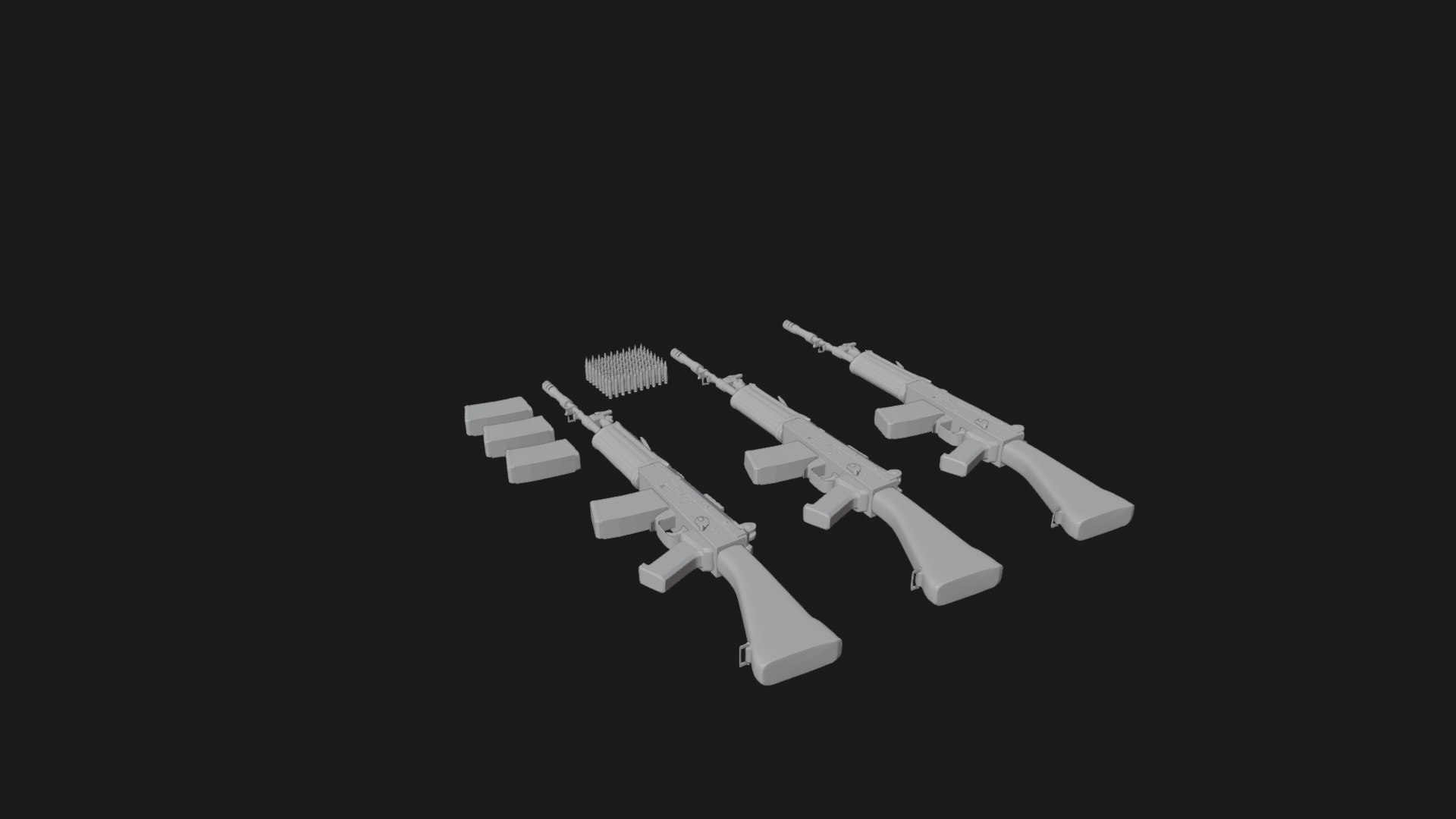 3D Model Insas Assault Rifle - TurboSquid 1453318