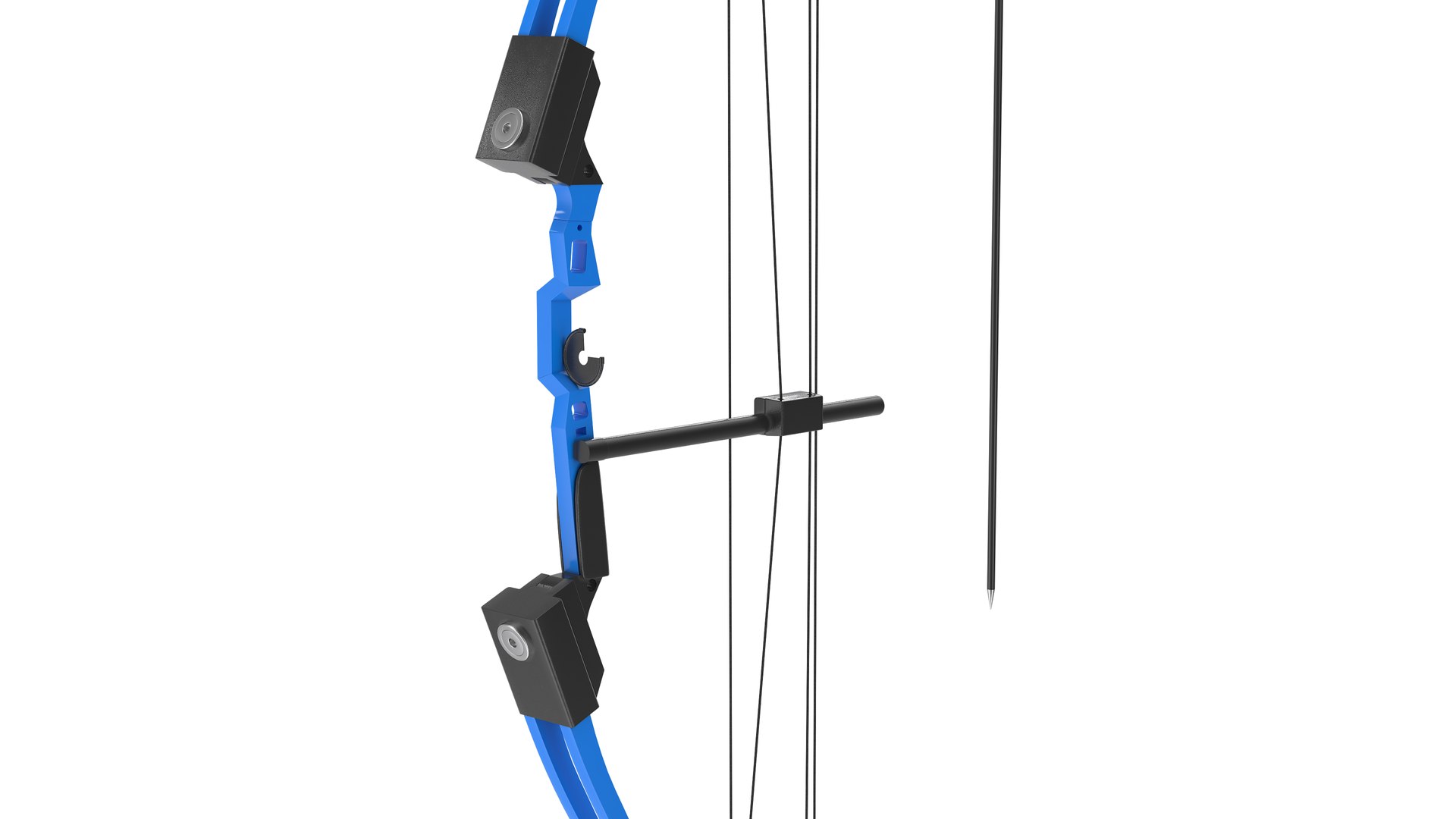 3D Model Compound Bow And Target - TurboSquid 2321295
