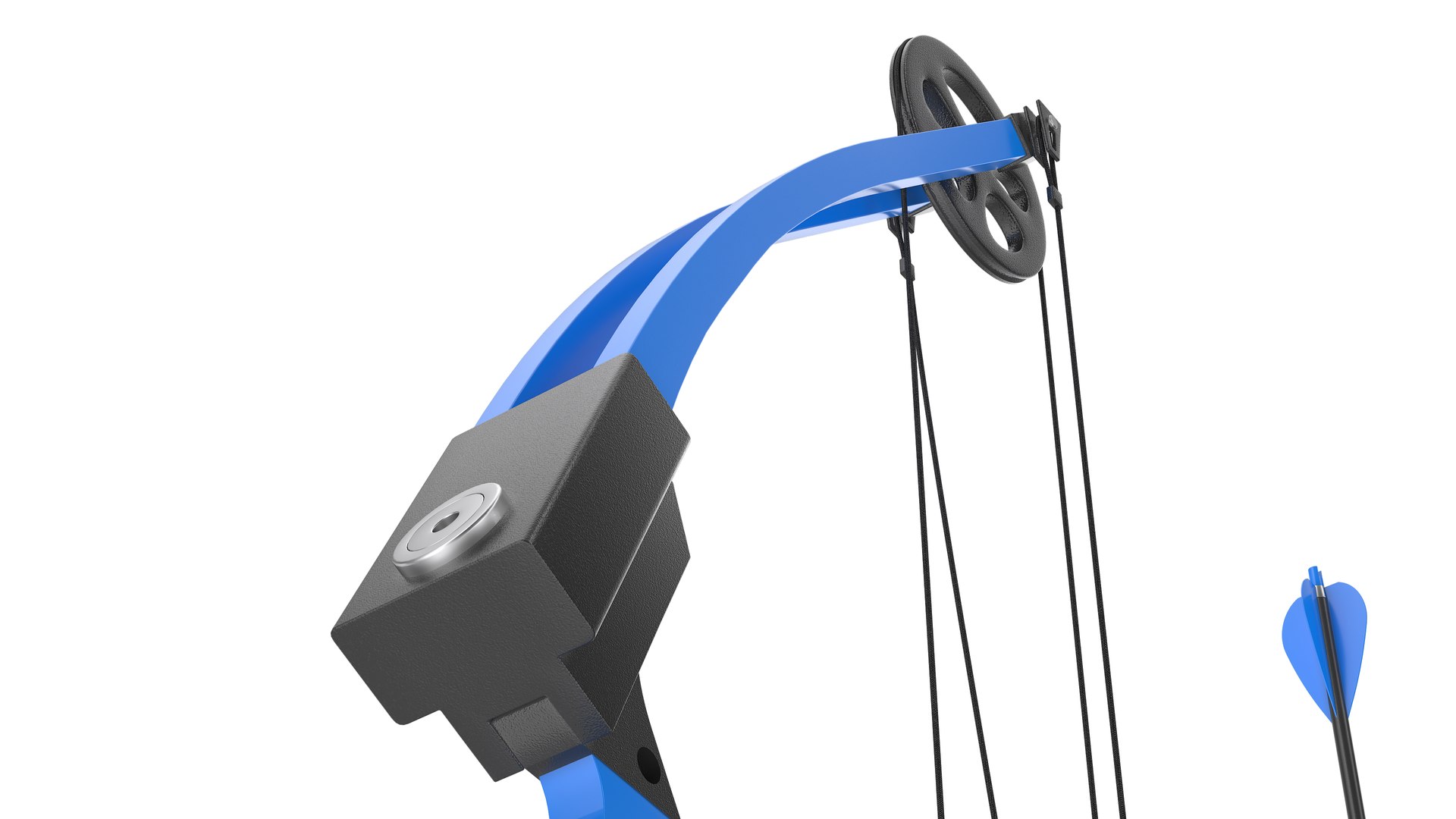 3D Model Compound Bow And Target - TurboSquid 2321295