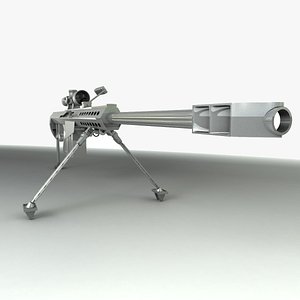Sniper Rifle Barrett .50 cal