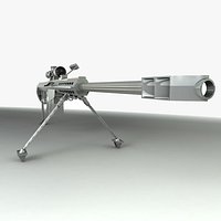 Sniper Rifle Barrett .50 cal