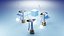 Premium Stylized Wind Turbine Set