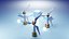 Premium Stylized Wind Turbine Set