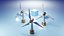 Premium Stylized Wind Turbine Set