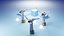 Premium Stylized Wind Turbine Set