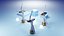 Premium Stylized Wind Turbine Set