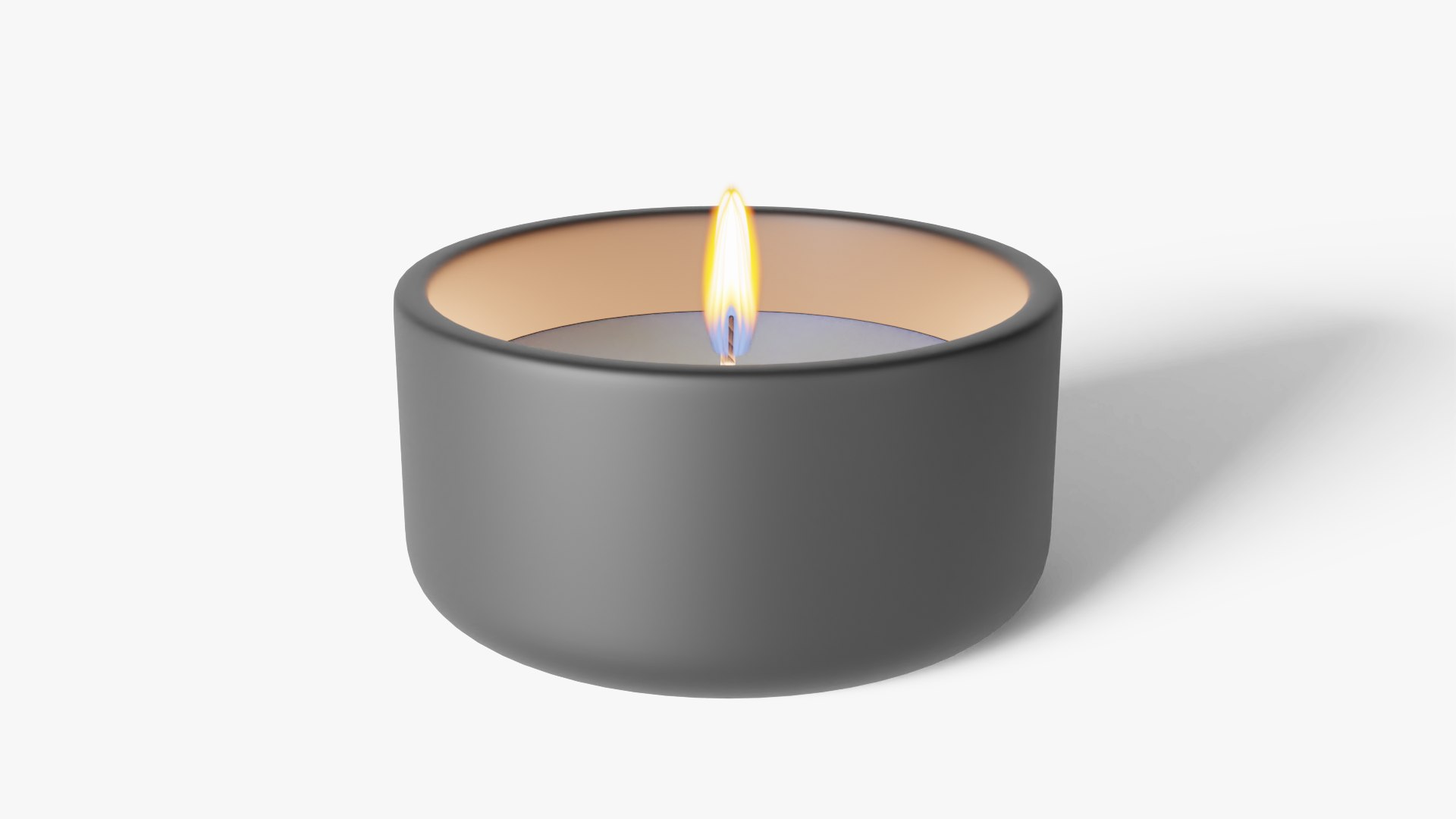 3D Matte Candle Model - TurboSquid 1830082