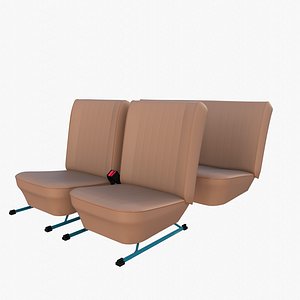 3D generic car seats model