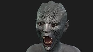 3D Alien 3D model ready for animation