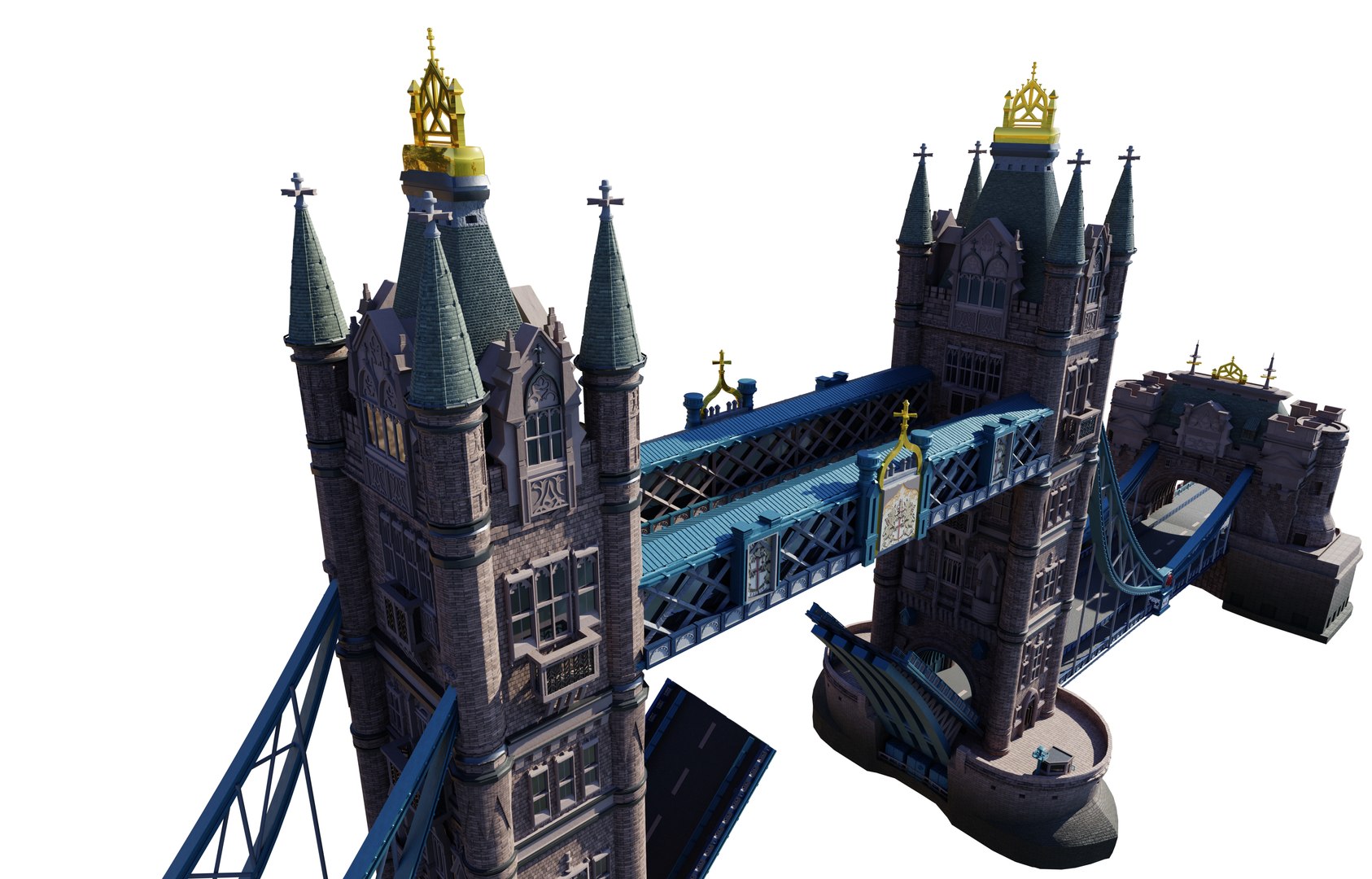 London Tower Bridge 3D - TurboSquid 2094719
