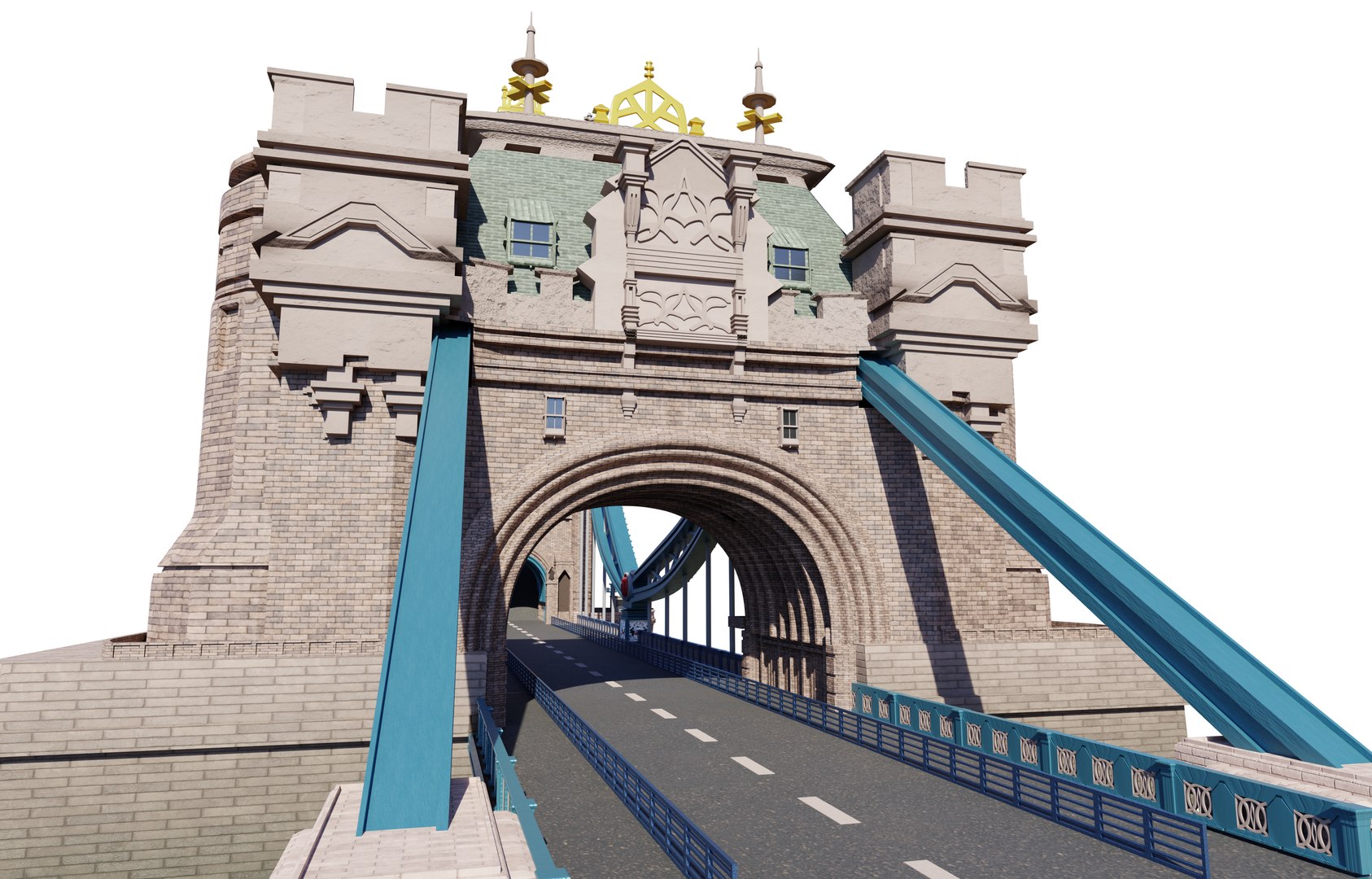 London Tower Bridge 3D - TurboSquid 2094719