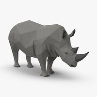 Rhinoceros Standing
