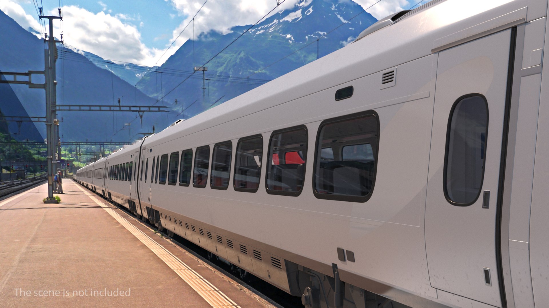 Express Business Class Coach Generic 3D model preview