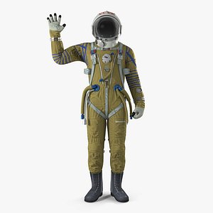 3D ussr space suit strizh