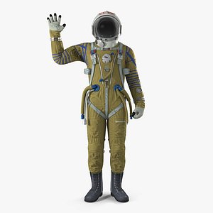 USSR Space Suit Strizh with SK-1 Helmet Rigged