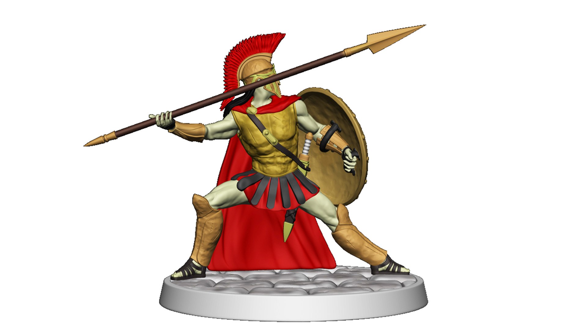 3D Spartan 8 Third Set Heavy Spartan Army Model - TurboSquid 2312834