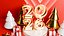 Scène 3D des fêtes de fin d'année 2026