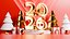 Scène 3D des fêtes de fin d'année 2026