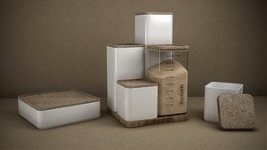 stelton rigtig storage boxes 3d max