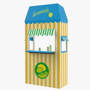 Lemonade Booth 3D Model
