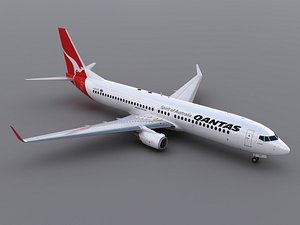3dsmax aircraft qantas