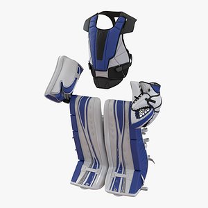 hockey goalie protection kit 3d obj