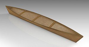canoe 3D model