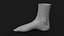 Realistic Low Poly Human Foot