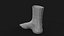 Realistic Low Poly Human Foot