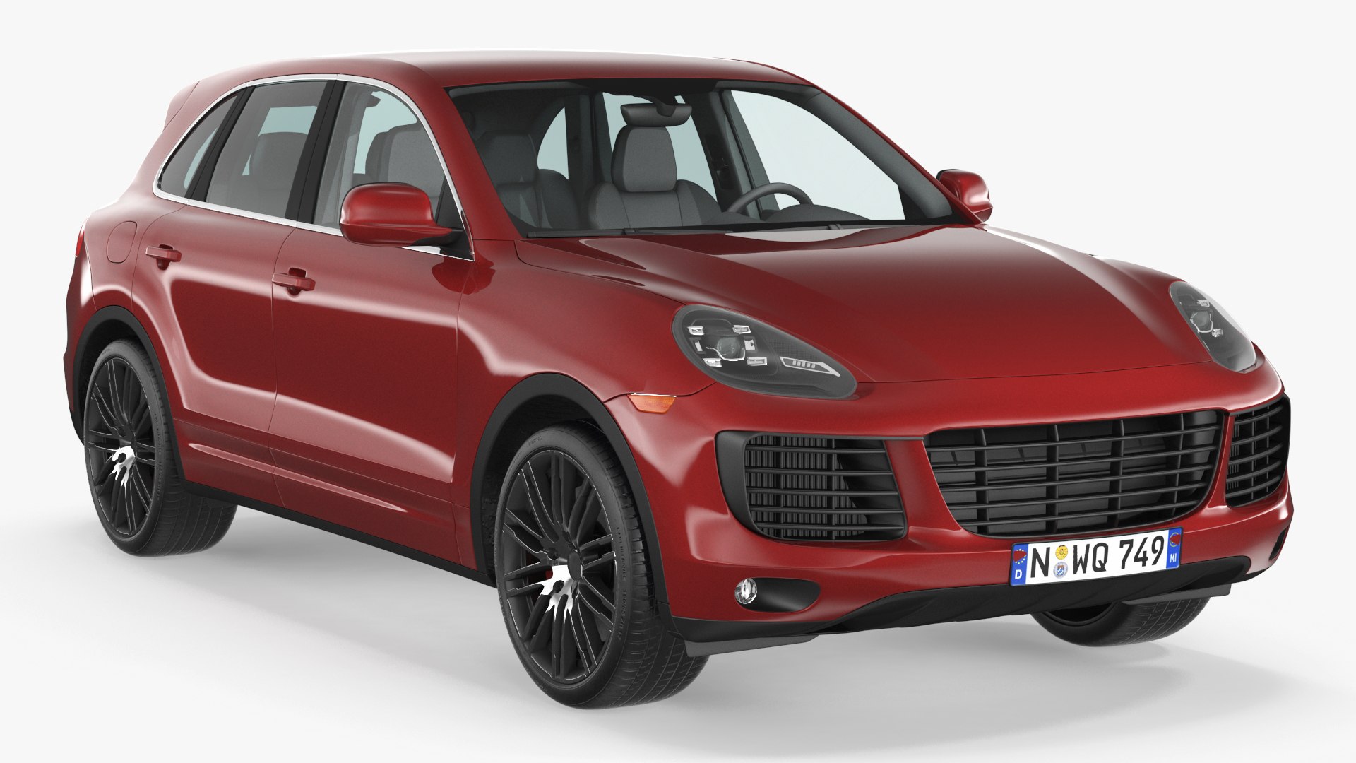 Luxury Crossover SUV 3D model preview