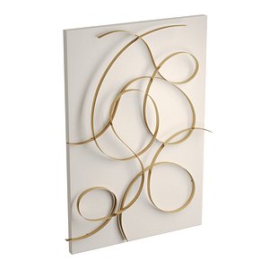 3D Freehand Metal Wall Panel