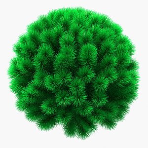 needles green blue model