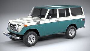 3D model Toyota Land Cruiser J55 1967