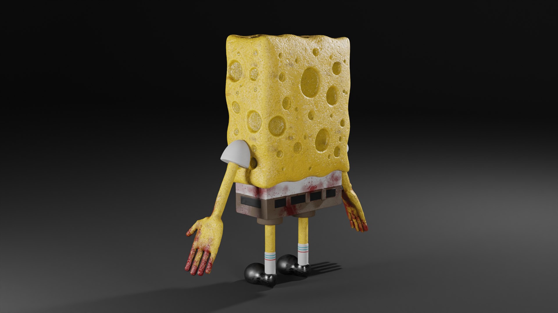 Sponge Bob EXE - Horror Version Hight Poly 3D - TurboSquid 2096337