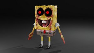 Sponge Bob EXE - Horror Version  Hight Poly