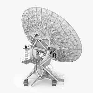 3d model of vla radio telescope