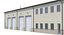 6つの産業用建物コレクションPBR