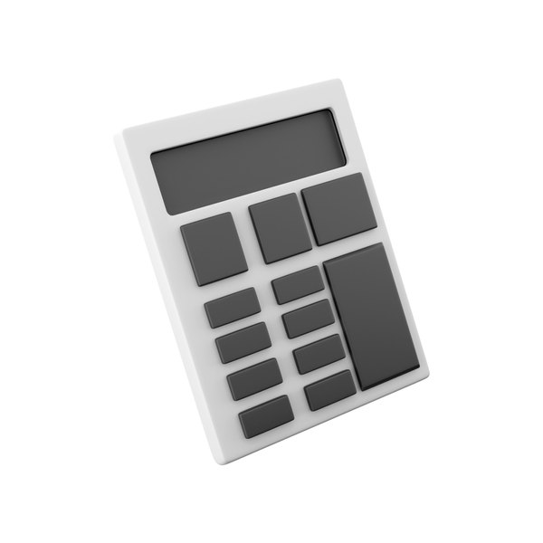 3d calculator 3d model turbosquid 2013915