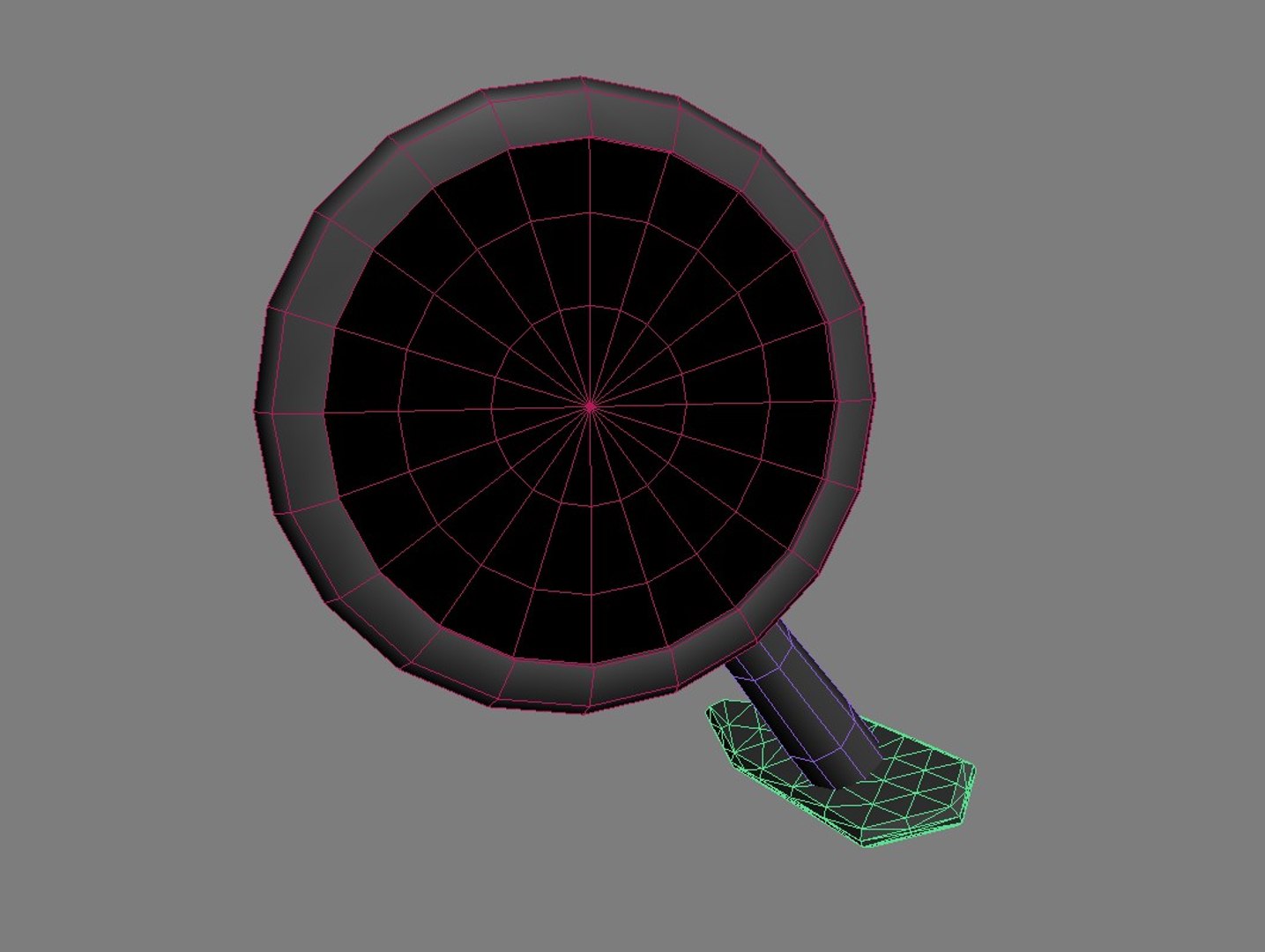 3d Model Retro Rear View Mirror