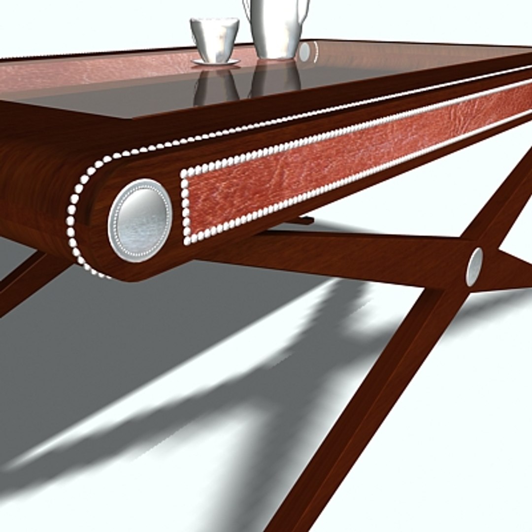 3d Cofee Party Table Model