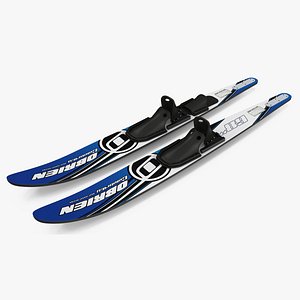 3D Waterskis Obrien Blue