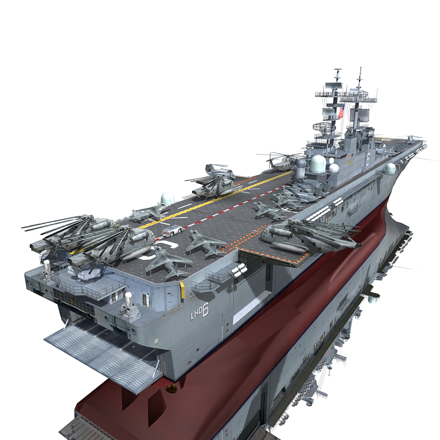 3ds max uss bonhomme richard lhd-6