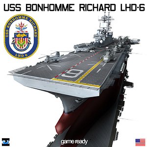 USS Bonhomme Richard LHD-6 & CH-53E Super Stallion-CH46-AV 8BS