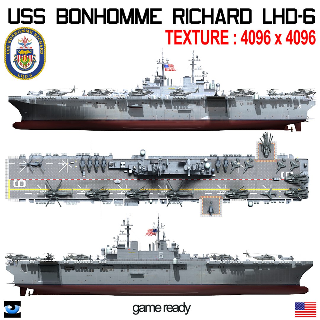 3ds max uss bonhomme richard lhd-6 https://p.turbosquid.com/ts-thumb/RZ/Up1x04/cYbmOLCI/bon01/jpg/1347549621/1920x1080/fit_q87/e2ccf5410c2b9f3da0eab0a572af6b749bb0ce9b/bon01.jpg