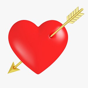 Heart with Arrow model