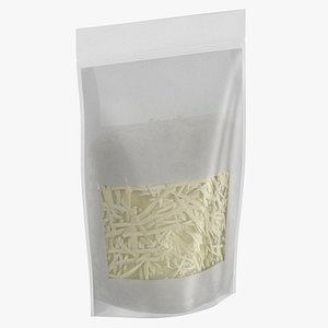 Shredded Cheese Pouch 01 Blank and Generic Label